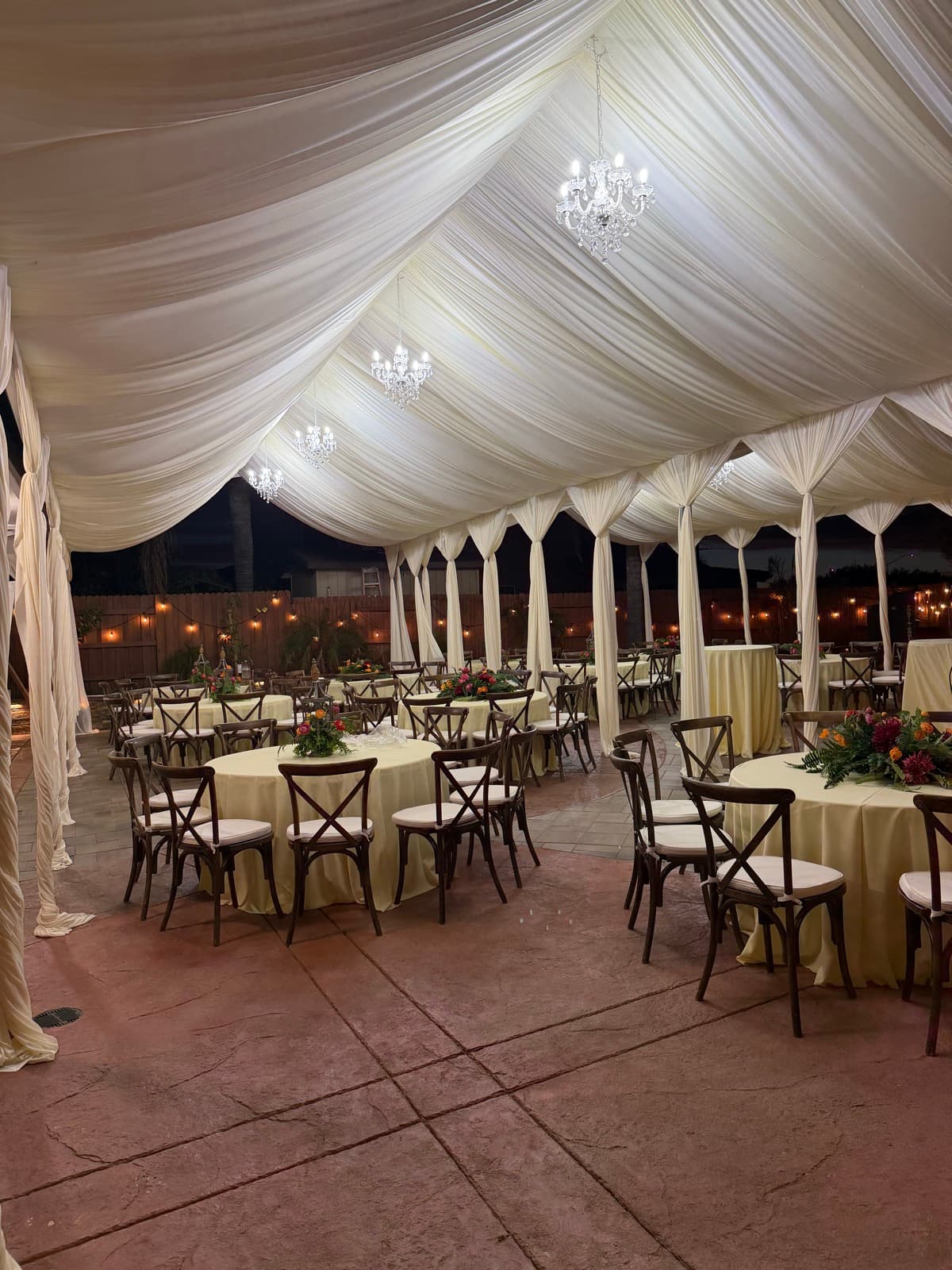 Event setup by Fiesta Party Event Rentals