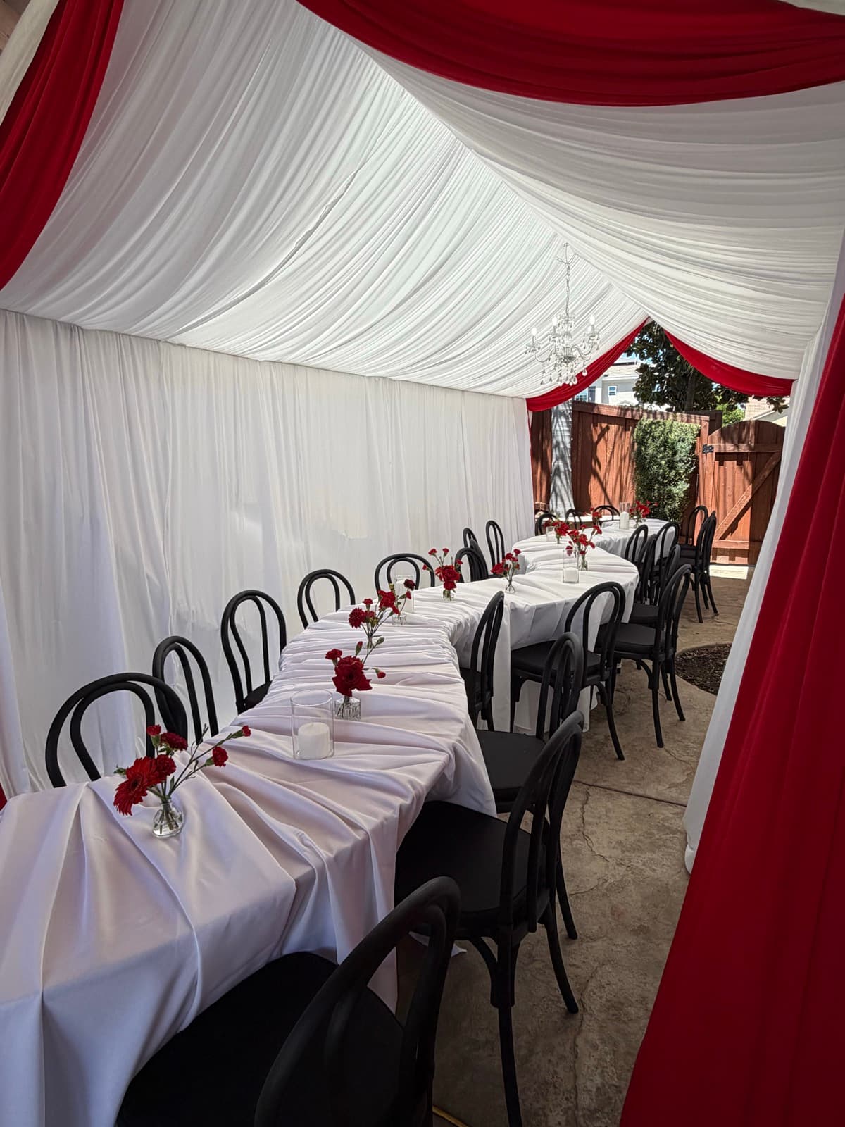 Event setup by Fiesta Party Event Rentals